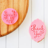 Thank You (Fun) Emboss 3D Printed Cookie Stamp