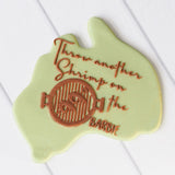 Throw another Shrimp on the BBQ Raise It Up / Deboss Cookie Stamp