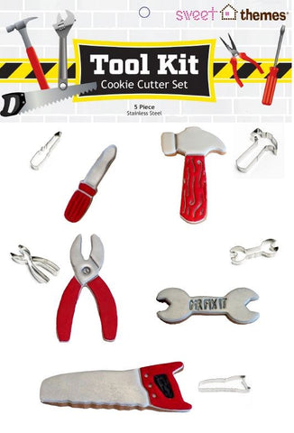 Tool Kit 5pce Stainless Steel Cookie Cutter Pack