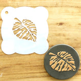 Tropical Leaf / Monstera Leaf Cookie / Cupcake Stencil