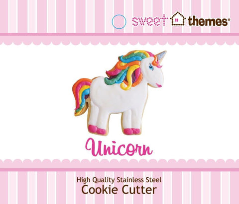 Unicorn Stainless Steel Cookie Cutter with Swing Tag