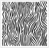 Woodgrain / Zebra Stripes Cookie Stencil