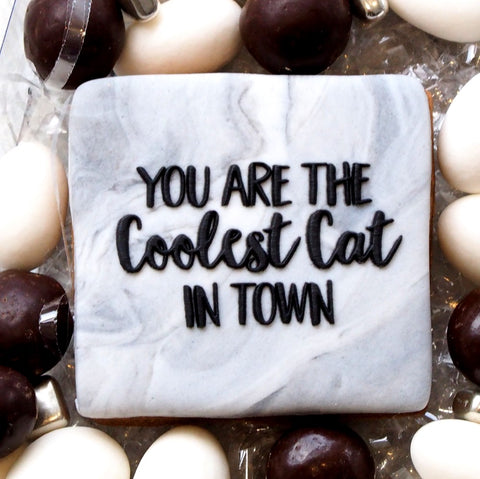 You are the Coolest Cat Raise It Up / Deboss Cookie Stamp