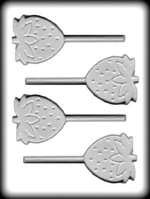 Strawberry Sucker Hard Candy Mould